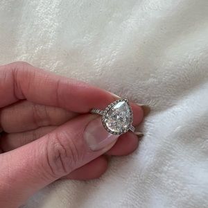 SILVER PANDORA RING SIZE 5